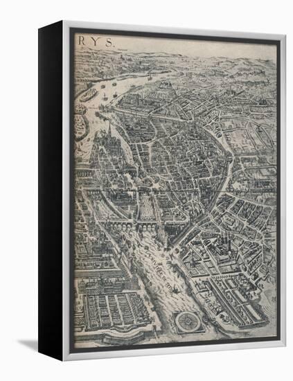 Plan of Paris, c1630 (1915)-Unknown-Framed Premier Image Canvas