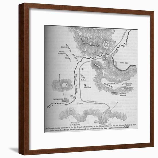 'Plan of the Attack on Ali Musjid, (Nov. 21, 1878)', c1880-Unknown-Framed Giclee Print