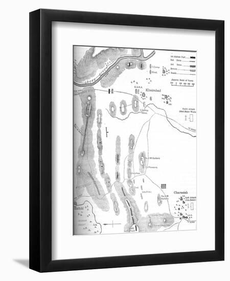 'Plan of the Battle of Charasiah, (Oct. 6, 1979)', c1880-Unknown-Framed Giclee Print