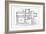 'Plan of the Cathedral Church, Hereford.', late 18th century-Unknown-Framed Giclee Print