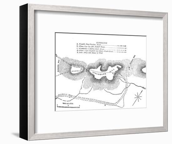 'Plan of the Fight on the Inhlobane Mountain, (March 28, 1979)', c1880-Unknown-Framed Giclee Print