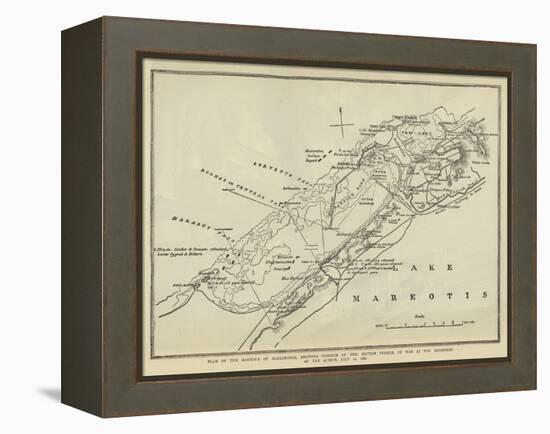 Plan of the Harbour of Alexandria-null-Framed Premier Image Canvas