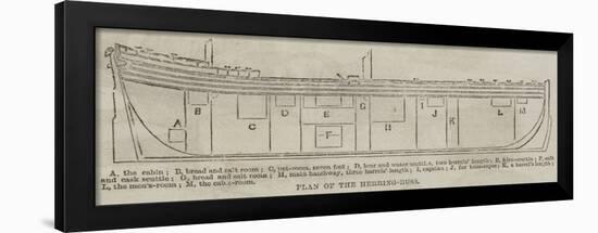 Plan of the Herring-Buss-null-Framed Giclee Print