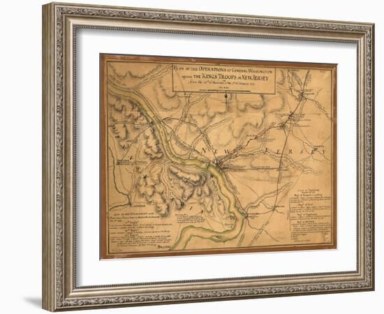 Plan of the operations - Gener-Dan Sproul-Framed Art Print