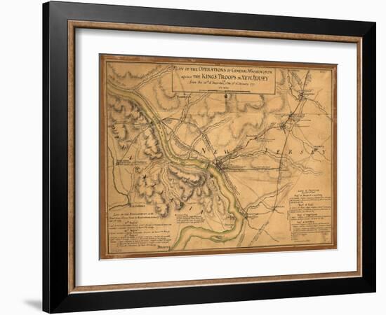 Plan of the operations - Gener-Dan Sproul-Framed Art Print