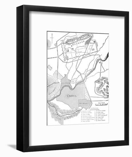 'Plan of the Sherpur Cantonments', c1880-Unknown-Framed Giclee Print