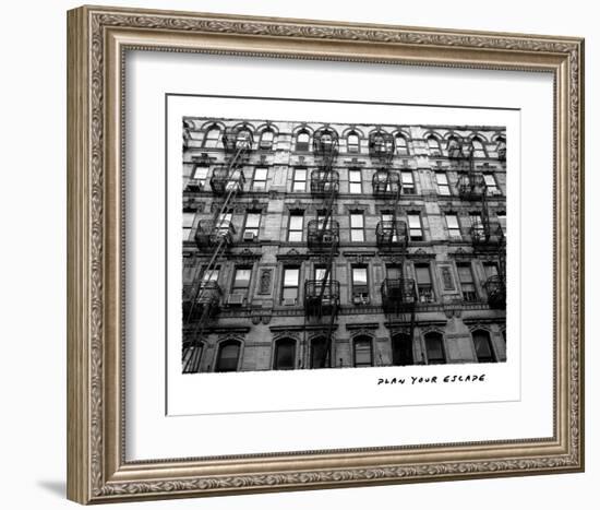 Plan Your Escape-Urban Cricket-Framed Art Print