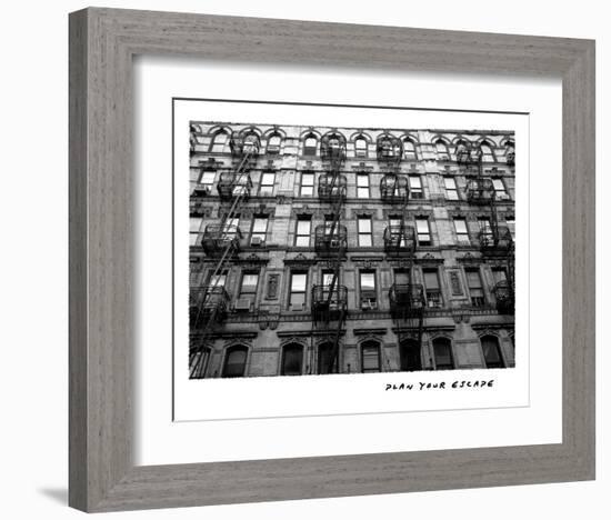 Plan Your Escape-Urban Cricket-Framed Art Print