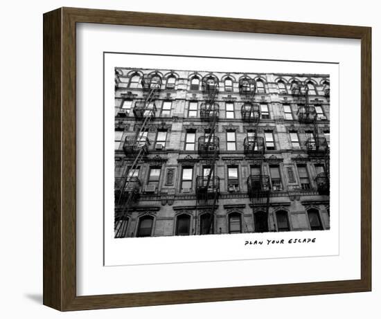 Plan Your Escape-Urban Cricket-Framed Art Print