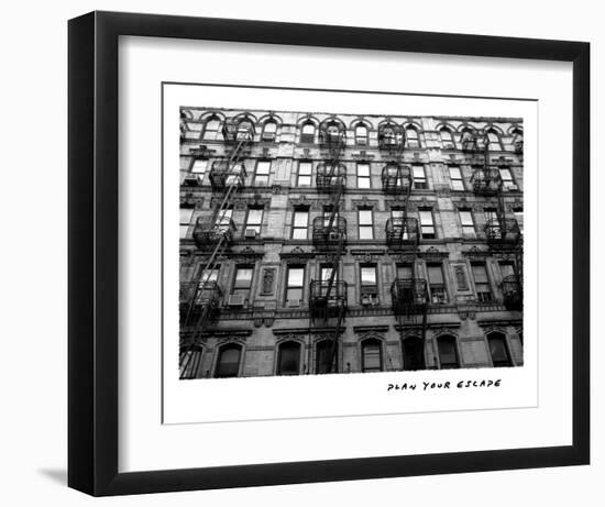 Plan Your Escape-Urban Cricket-Framed Art Print