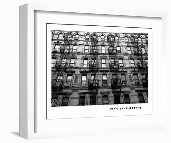 Plan Your Escape-Urban Cricket-Framed Art Print