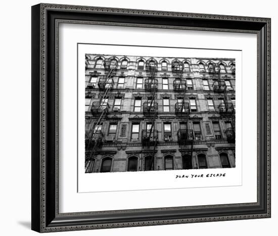 Plan Your Escape-Urban Cricket-Framed Art Print