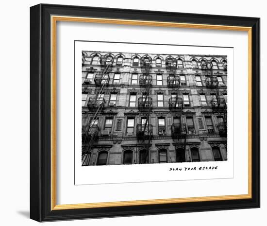 Plan Your Escape-Urban Cricket-Framed Art Print