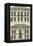 Planche 22 : Elévation de la façade de l’hôtel de Villeroy (ancien hôtel de Mlle Desmares)-Jacques-François Blondel-Framed Premier Image Canvas