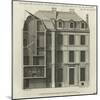 Planche 265 : coupe et élévation côté cour de la maison de Jules Hardouin-Mansart bâtie-Jacques-François Blondel-Mounted Giclee Print