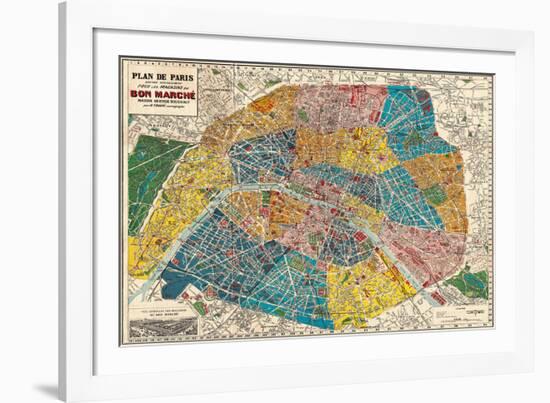 Plane de Paris-Stephanie Monahan-Framed Giclee Print