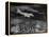 Plane Flying over a City from a Story Concerning United Airlines-Carl Mydans-Framed Premier Image Canvas