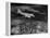 Plane Flying over a City from a Story Concerning United Airlines-Carl Mydans-Framed Premier Image Canvas