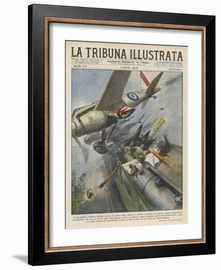 Plane Hits Train-Vittorio Pisani-Framed Art Print
