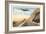 Plane over Rim Rocks, Billings, Montana-null-Framed Art Print