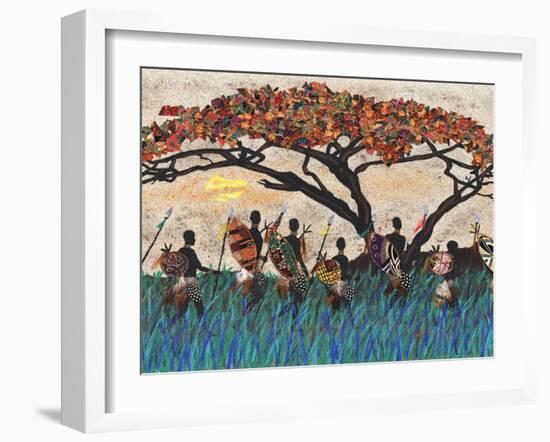 Planes of Africa III-Alonzo Saunders-Framed Art Print