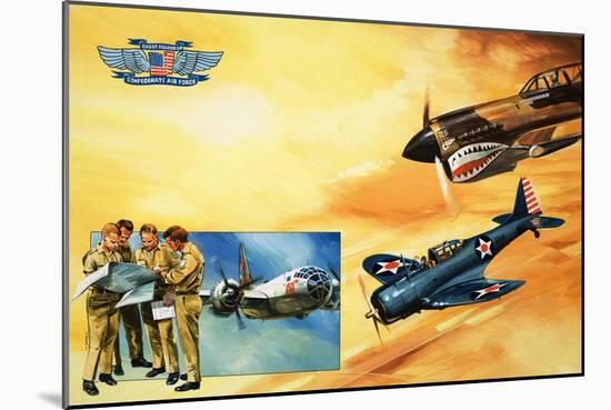 Planes of the Confederate Air Force-Gerry Wood-Mounted Giclee Print