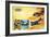 Planes of the Confederate Air Force-Gerry Wood-Framed Giclee Print