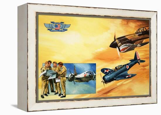 Planes of the Confederate Air Force-Gerry Wood-Framed Premier Image Canvas