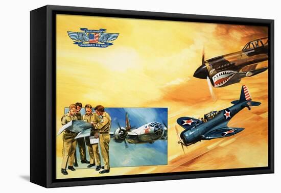 Planes of the Confederate Air Force-Gerry Wood-Framed Premier Image Canvas