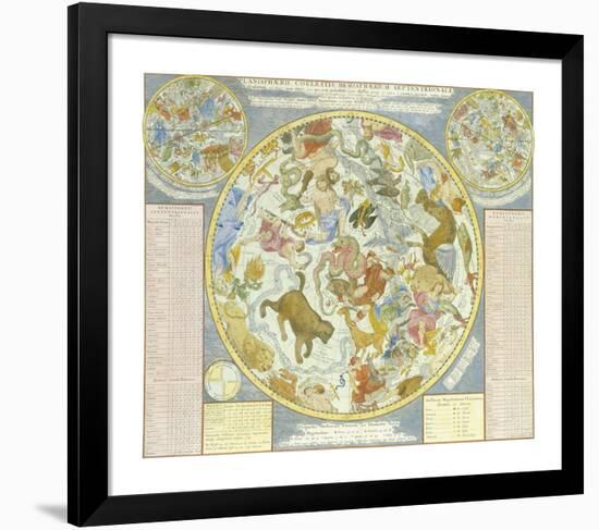 Planesphaerii Coelestis Hemisphaerium Septentrionale-The Vintage Collection-Framed Premium Giclee Print