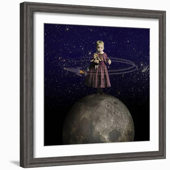 Planet Baby-J Hovenstine Studios-Framed Giclee Print