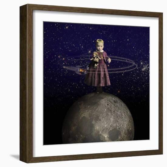 Planet Baby-J Hovenstine Studios-Framed Giclee Print