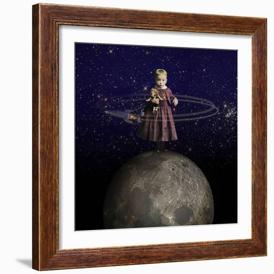 Planet Baby-J Hovenstine Studios-Framed Giclee Print