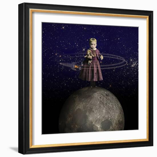 Planet Baby-J Hovenstine Studios-Framed Giclee Print