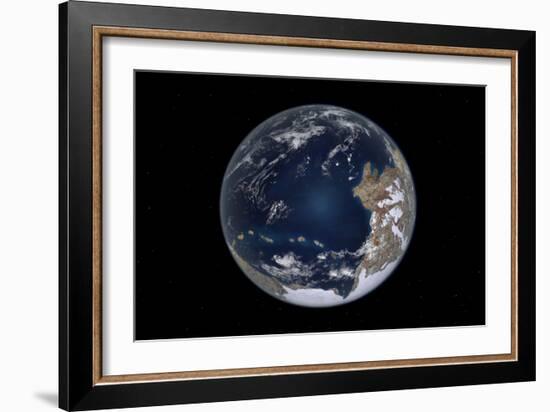 Planet Earth 600 Million Years Ago Following the Cryogenian Period-null-Framed Premium Giclee Print