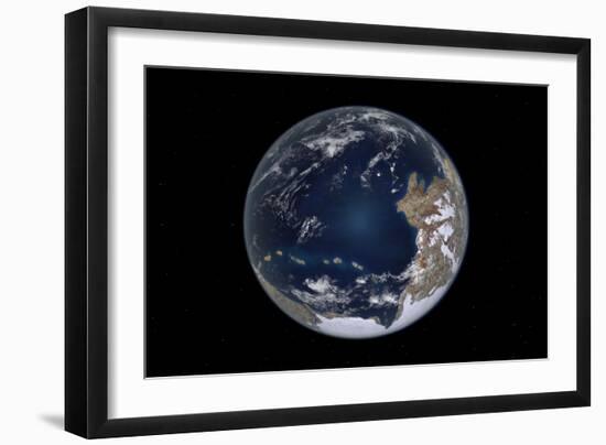 Planet Earth 600 Million Years Ago Following the Cryogenian Period-null-Framed Art Print