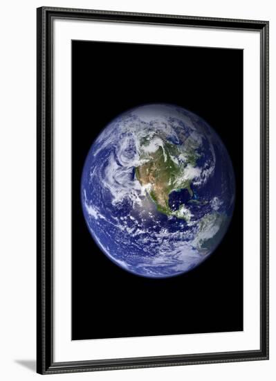 Planet Earth from Space (North America)-null-Framed Photo