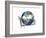 Planet Earth Inside Supermarket Trolley-null-Framed Art Print