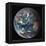 Planet Earth Western Hemisphere, NASA Satellite Composite-Stocktrek Images-Framed Premier Image Canvas