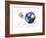 Planet Earth with Electric Cable, Plug and Socket-null-Framed Art Print