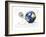 Planet Earth with Electric Cable, Plug and Socket-null-Framed Art Print