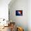 Planet Earth With Sunrise In Space-alanuster-Framed Stretched Canvas displayed on a wall