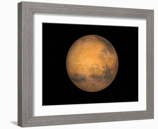 Planet Mars-Stocktrek Images-Framed Photographic Print