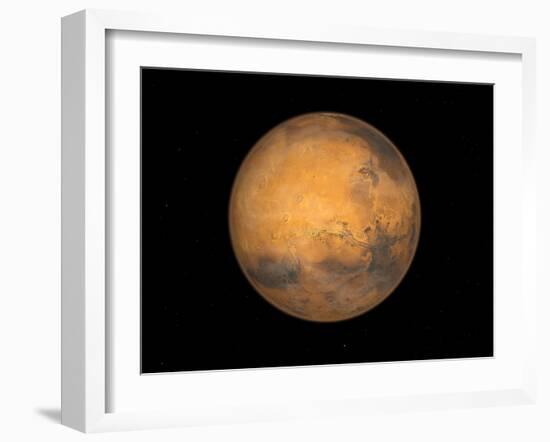 Planet Mars-Stocktrek Images-Framed Photographic Print