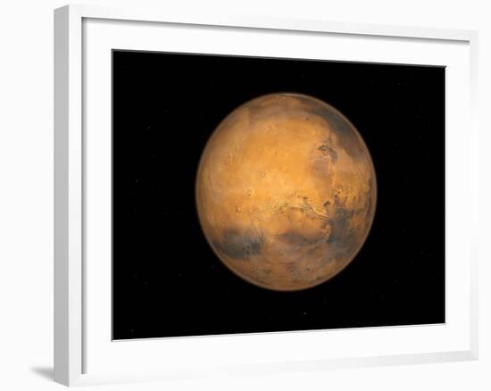 Planet Mars-Stocktrek Images-Framed Photographic Print