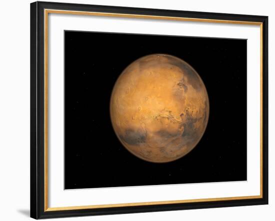 Planet Mars-Stocktrek Images-Framed Photographic Print