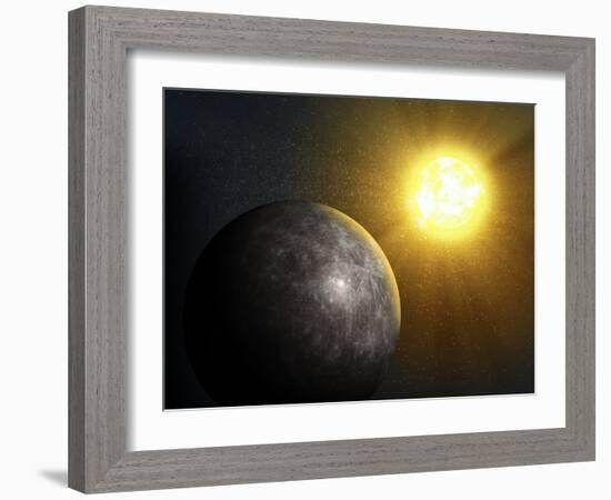 Planet Mercury, Artwork-null-Framed Photographic Print