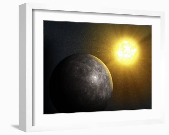 Planet Mercury, Artwork-null-Framed Photographic Print