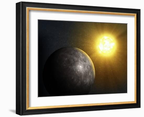 Planet Mercury, Artwork-null-Framed Photographic Print