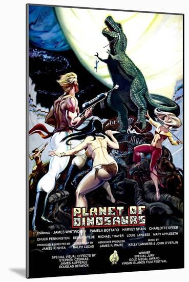 Planet of Dinosaurs, 1978-null-Mounted Art Print